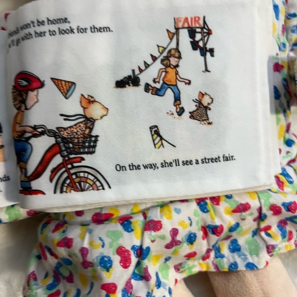 2/$10 Zoobies If you give a pig a party plush toy book - Picture 8 of 9